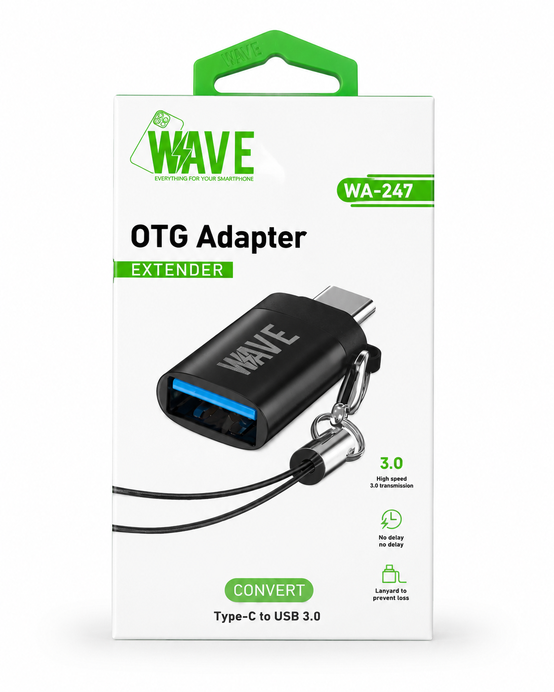 WAVE OTG Adapter — Type-C naar USB 3.0 (WA-247)