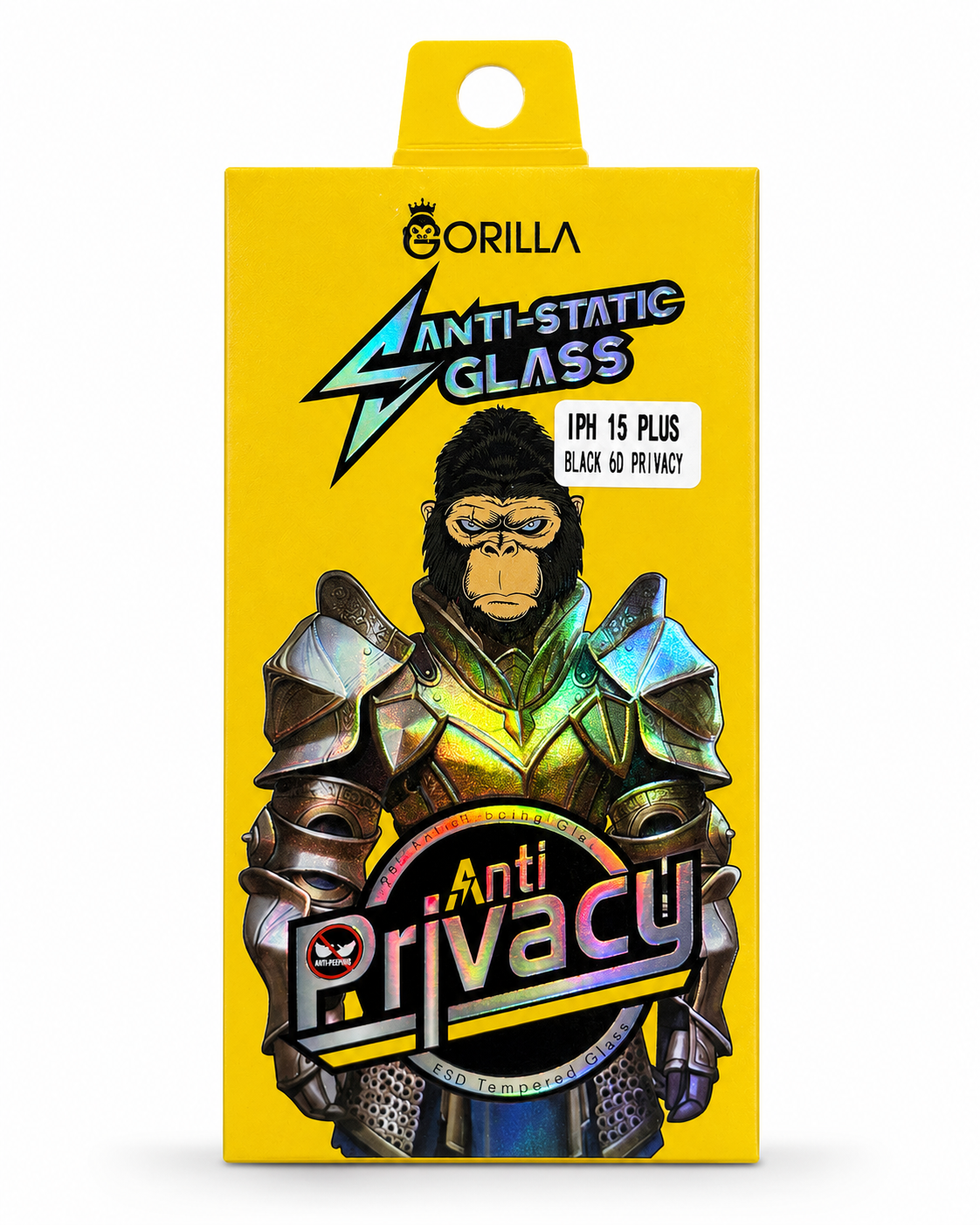 GORILLA Anti-Static Privacy Glass — iPhone 15 Plus