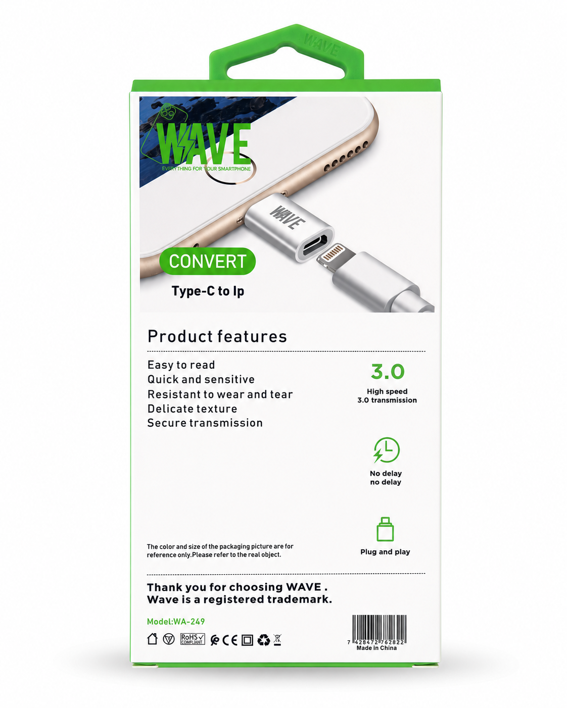 WAVE Type-C naar Lightning Adapter (WA-249)