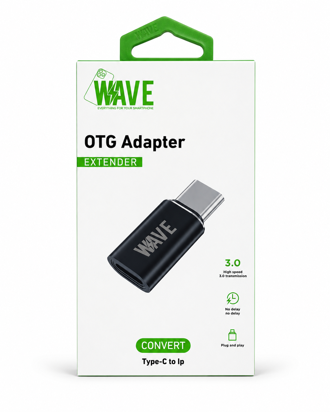 WAVE OTG Adapter Extender — Type-C naar Lightning
