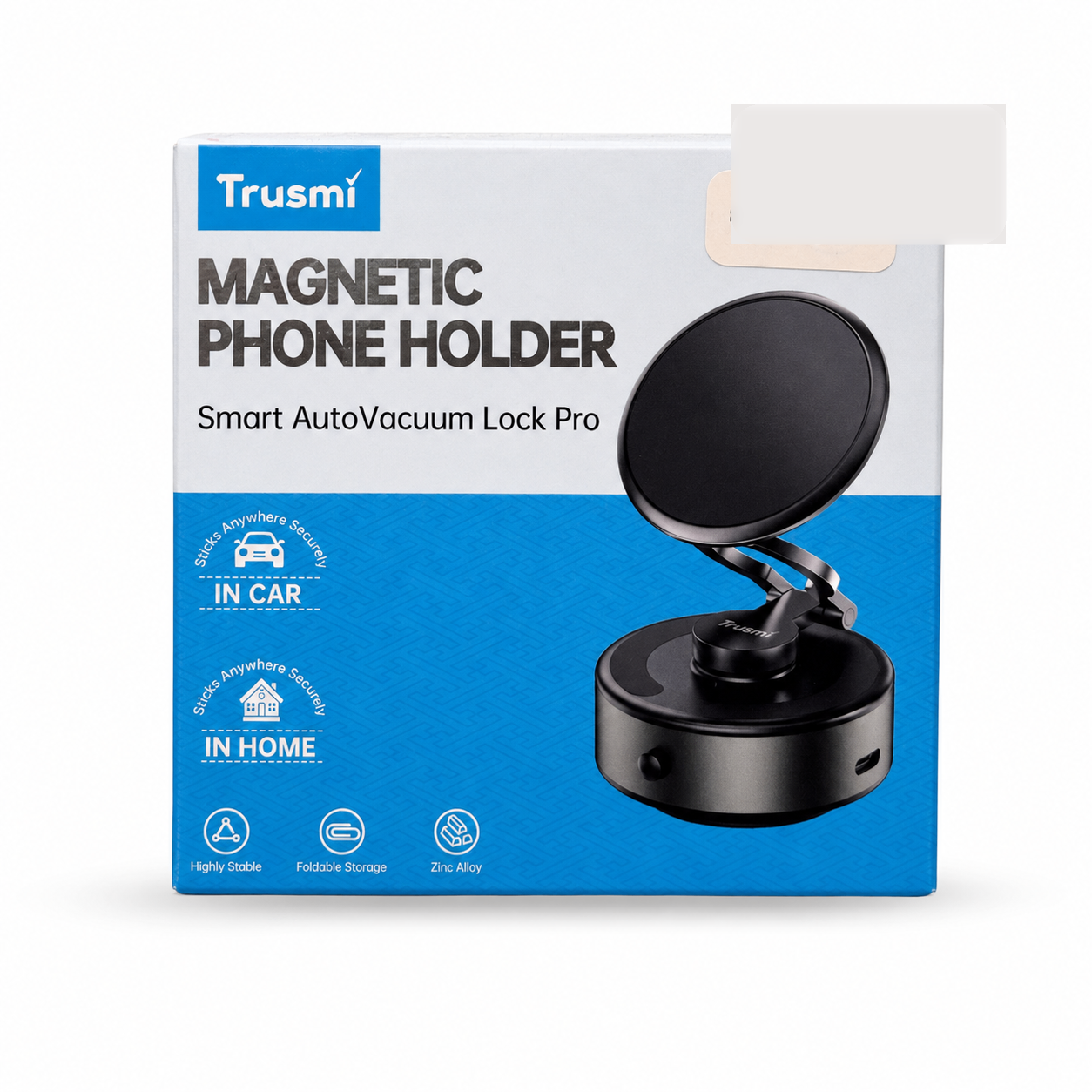 Trusmi Magnetic Phone Holder Smart AutoVacuum Lock Pro