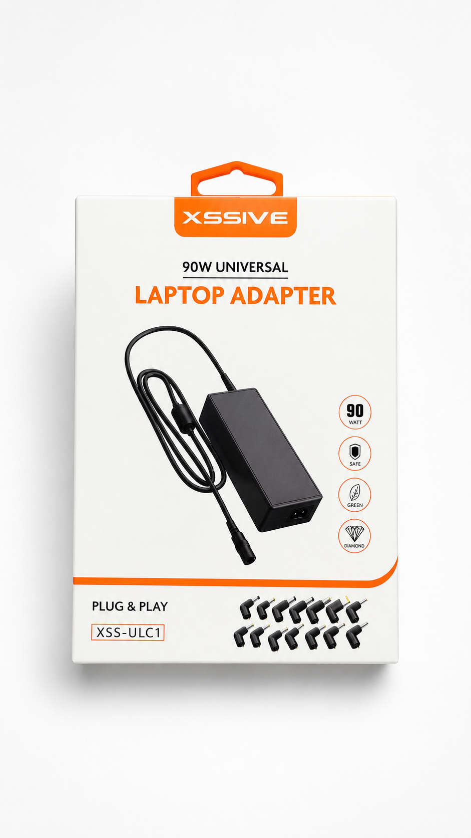 XSSIVE 90W Universal Laptop Adapter